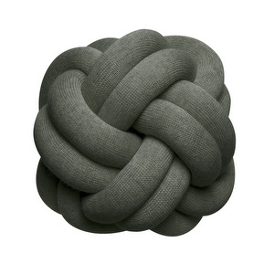 Knot Cushion, Forest Green