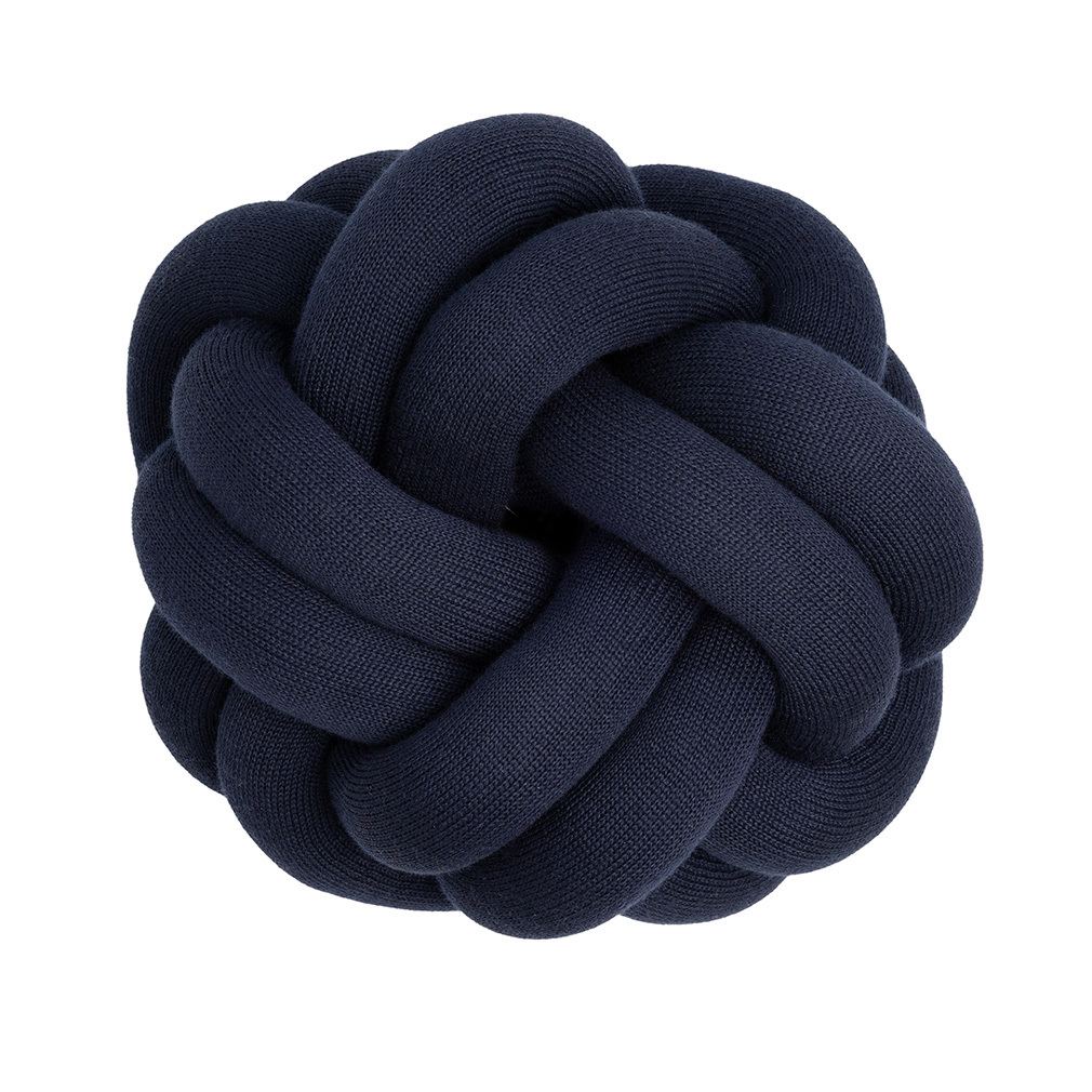 Design House Stockholm Knot Cushion Dark Blue