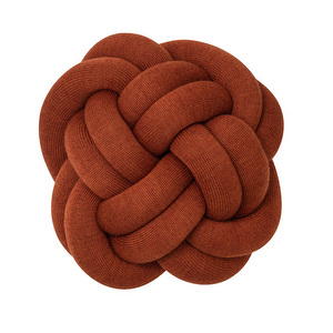 Knot Cushion, Ochre