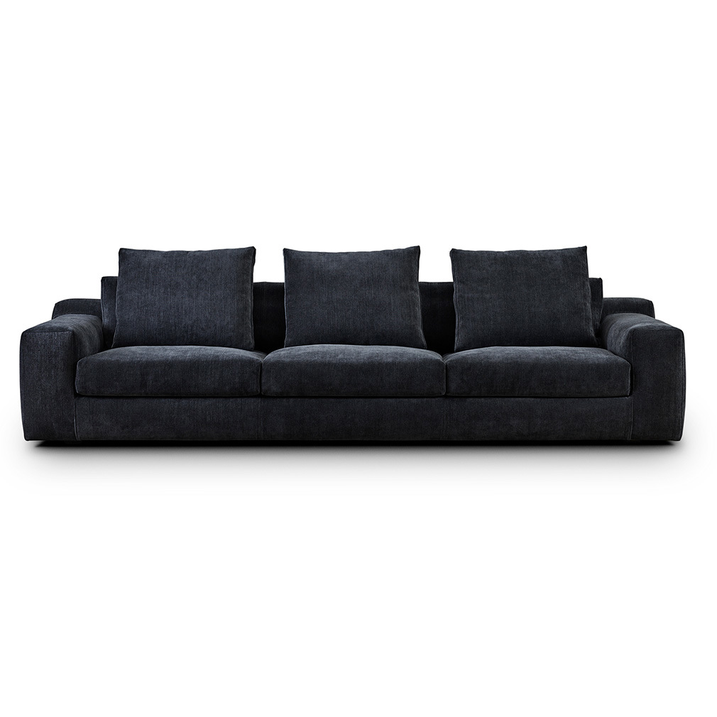 Eilersen Aton-sohva Soft-kangas 16 tummansininen, L 285 cm