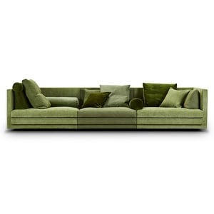 Cocoon-sohva, vihreä, L 340 cm