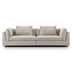 Float Sofa, Gravel Fabric 07 Light Grey