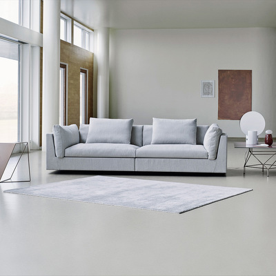 Eilersen Float Sofa, Gravel Fabric 07 Light Grey
