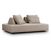 Playground-sohva, Curl-kangas 07 beige, L 210 cm