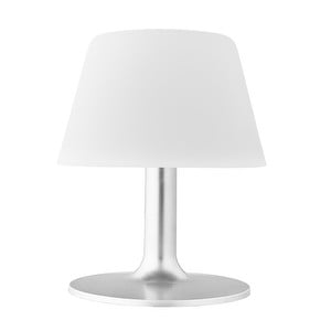 SunLight Table Lamp, White/Silver, H 24,5 cm