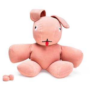 CO9 XS -pupu, teddy cheeky pink
