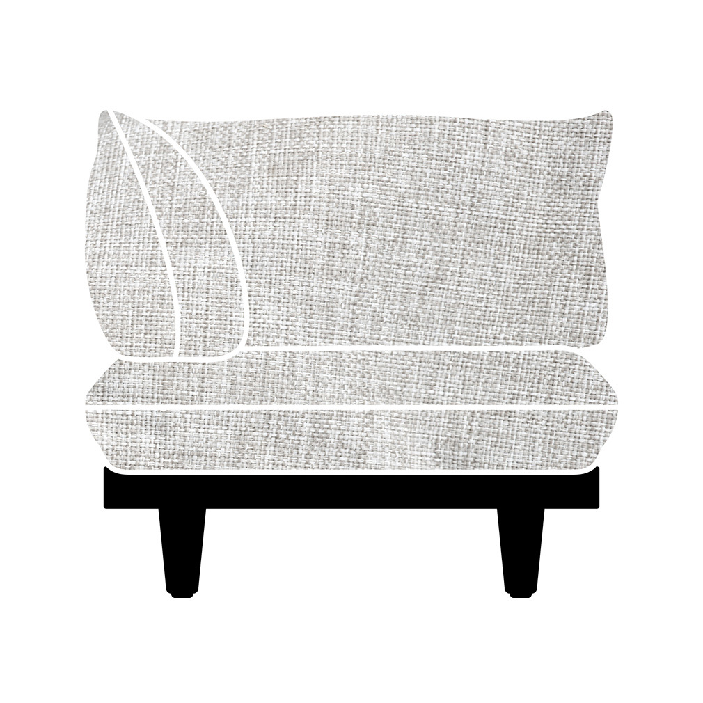 Paletti-kulmatuolin vaihtopäällinen