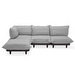 Paletti-ulkosohvasetti, rock grey, large