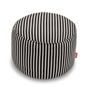 Point Terry -rahi, black creme, ⌀50 cm
