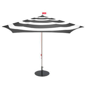 Stripesol-aurinkovarjo, harmaa/vaaleanharmaa, ⌀ 350 cm