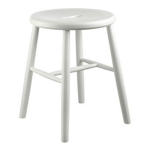 J27 Stool, Beech/White