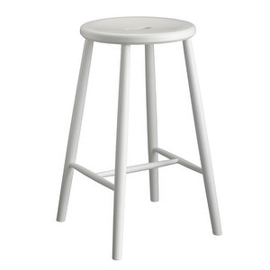 J27C Bar Stool, Beech/White