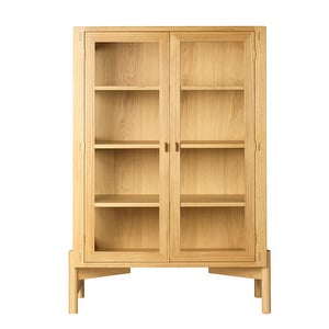 A90 Boderne -vitriinikaappi, tammi/natural, 85 x 127 cm A90 Boderne -vitriinikaappi, tammi/natural, 85 x 127 cm