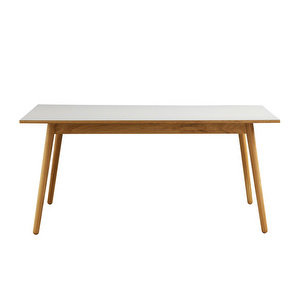 C35B Dining Table, Oak / Light Grey, 80 x 160 cm