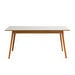 C35B Dining Table, Oak / Light Grey, 80 x 160 cm
