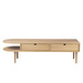 F24 Radius Bench, Natural Oak, 45 x 145 cm