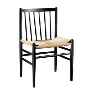 J80-tuoli, musta pyökki/natural