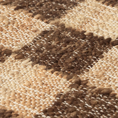 Check Wool Jute -matto