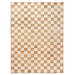 Check Wool Jute -matto, off-white/natur, 140 x 200 cm