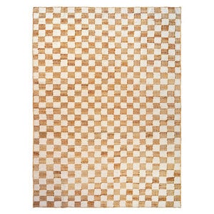 Check Wool Jute -matto, off-white/natur, 200 x 300 cm Check Wool Jute -matto, off-white/natur, 200 x 300 cm