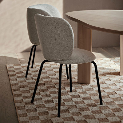 Check Wool Jute -matto