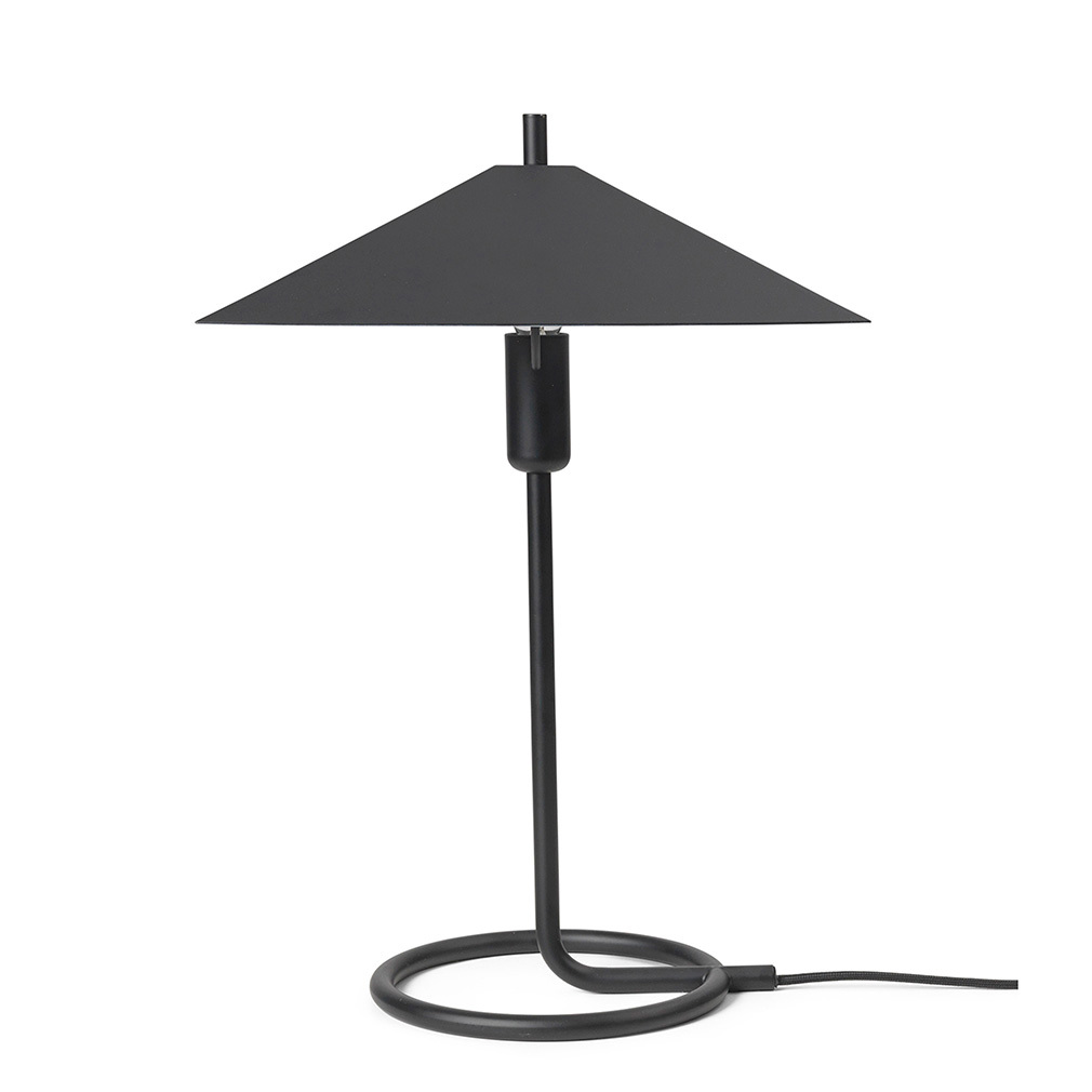 Ferm Living Filo-pöytävalaisin musta