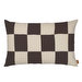 Fold Patchwork -tyynynpäällinen, coffee/undyed, 40 x 60 cm