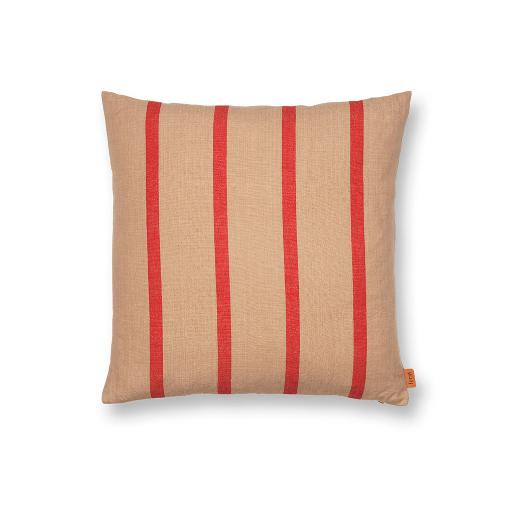 Ferm Living Grand Cushion Brown/Red, 50 x 50 cm