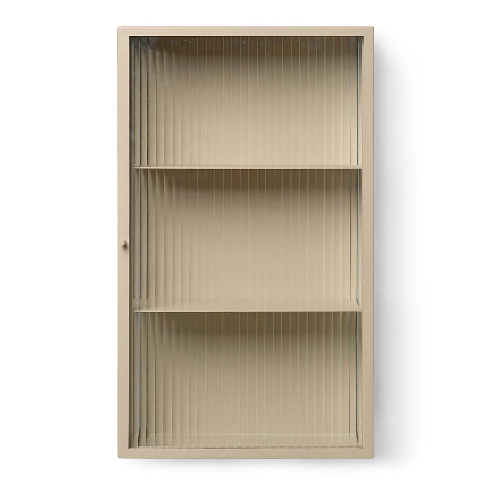 Ferm Living Haze Wall Shelf, Glass/Cashmere | Vepsäläinen