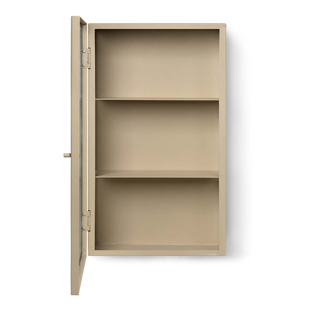 Ferm Living Haze Wall Shelf, Glass/Cashmere | Vepsäläinen