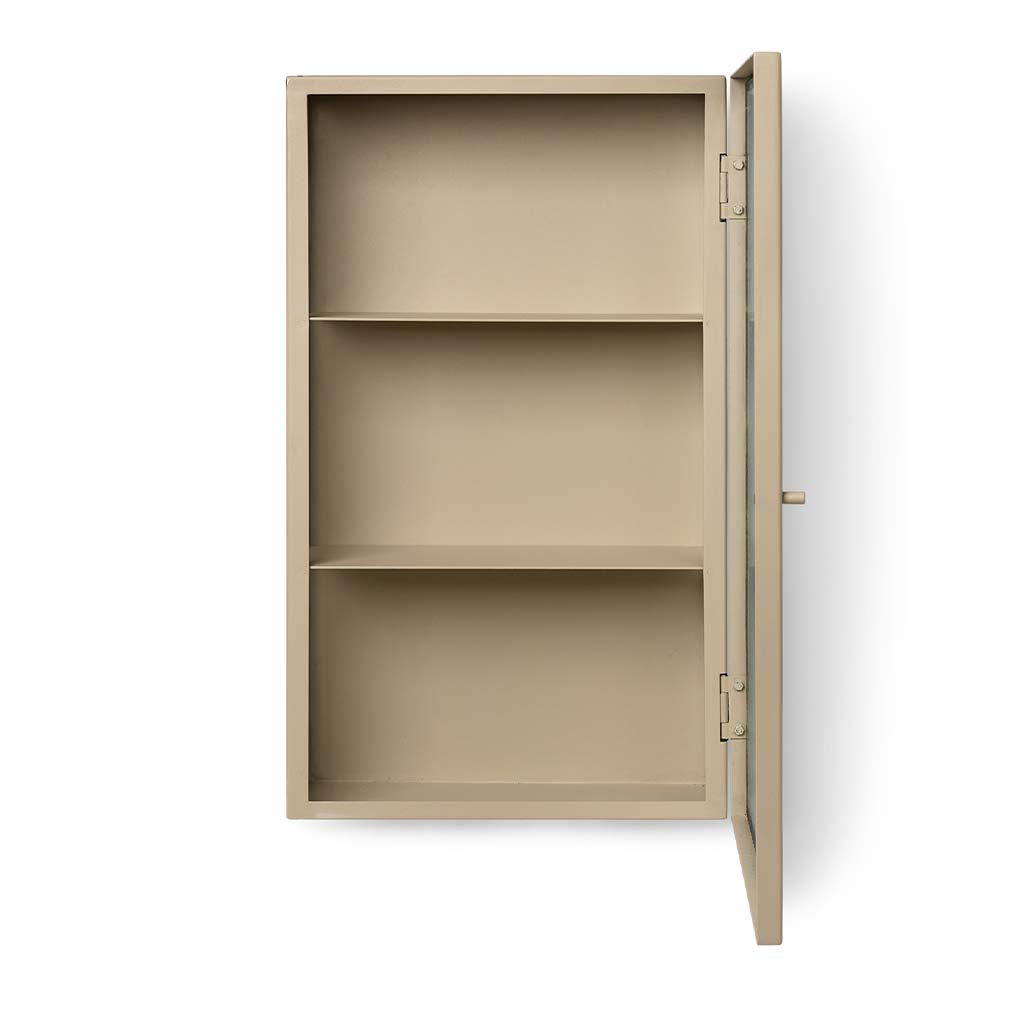 Ferm Living Haze Wall Shelf, Glass/Cashmere | Vepsäläinen