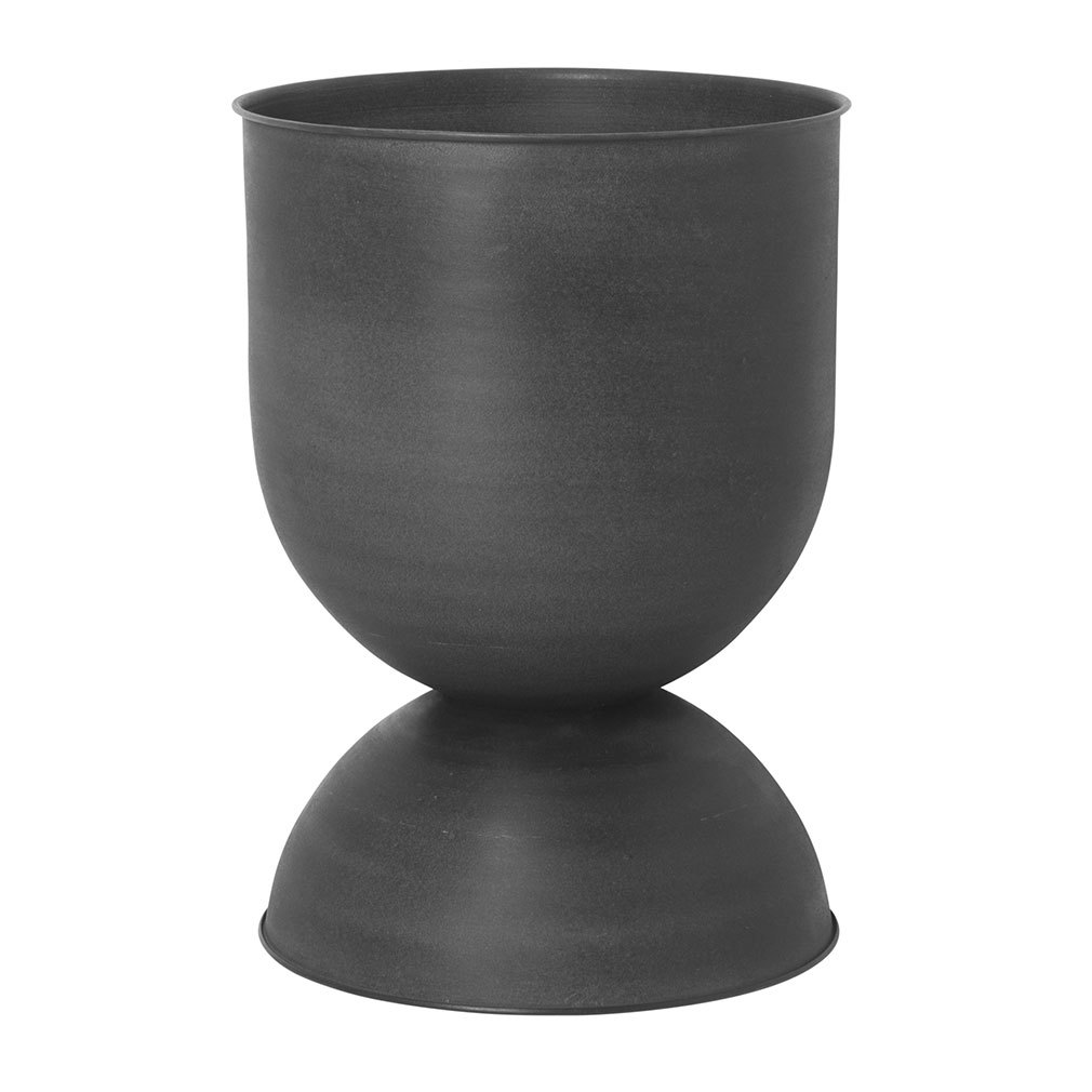 Ferm Living Hourglass Pot Black, M