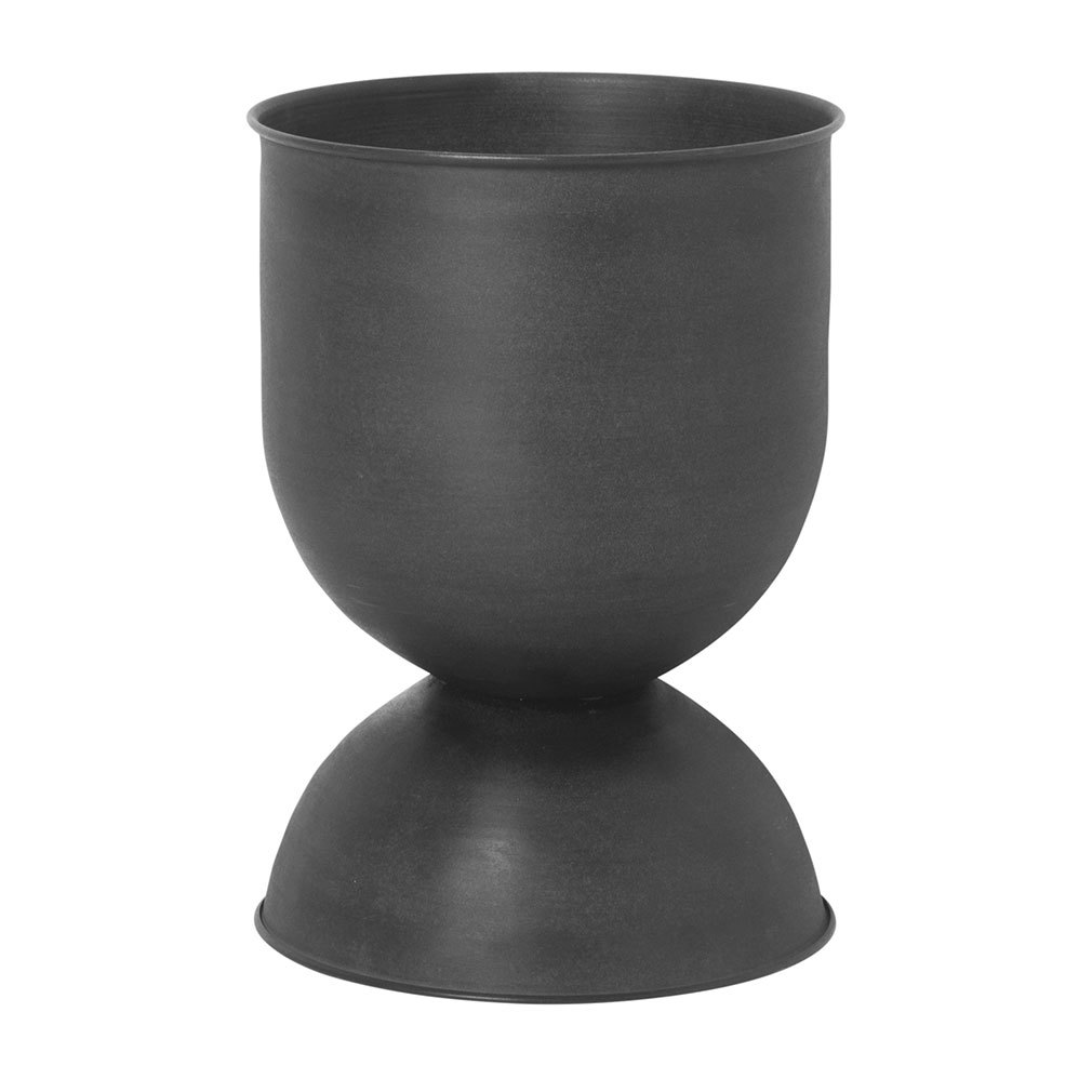 Ferm Living Hourglass Pot Black, S