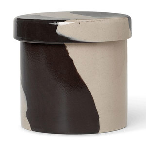 Inlay Jar, Sand/Brown, S