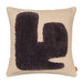Lay-tyynynpäällinen, sand / dark brown, 50 x 50 cm