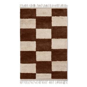 Mara Rug, Brick Red / Natural White, 120 x 180 cm