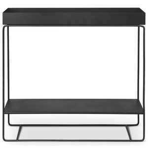 Plant Box, Black, Two-Tier