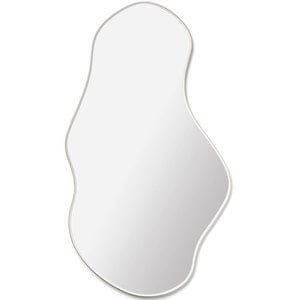 Pond Mirror, Dark Chrome, Large