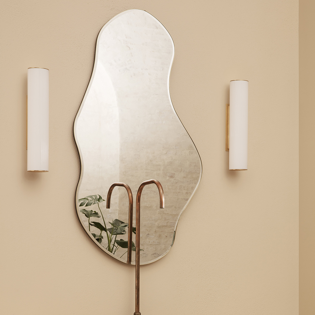 Ferm Living Pond Mirror, Dark Chrome | Vepsäläinen