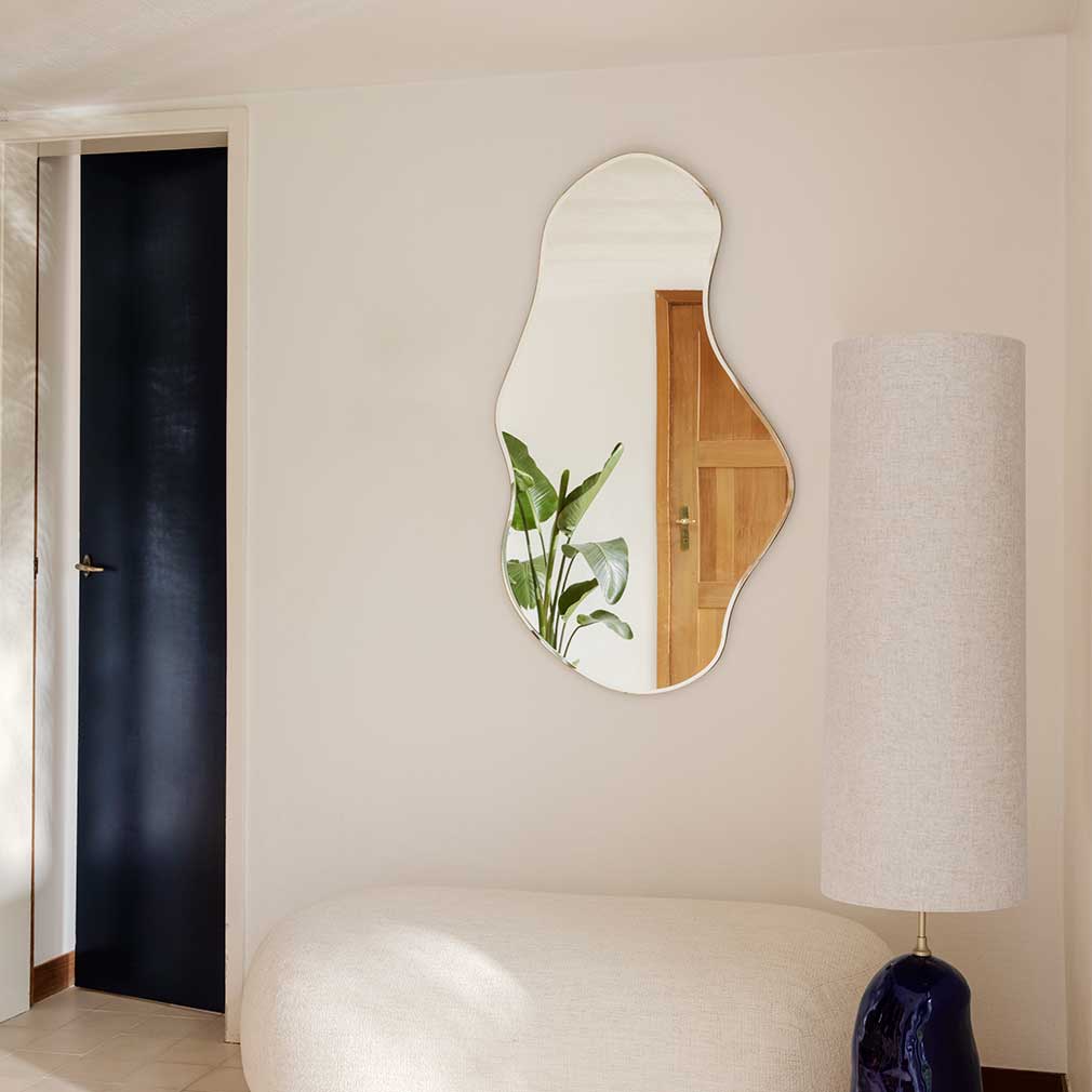 Ferm Living Pond Mirror, Brass | Vepsäläinen