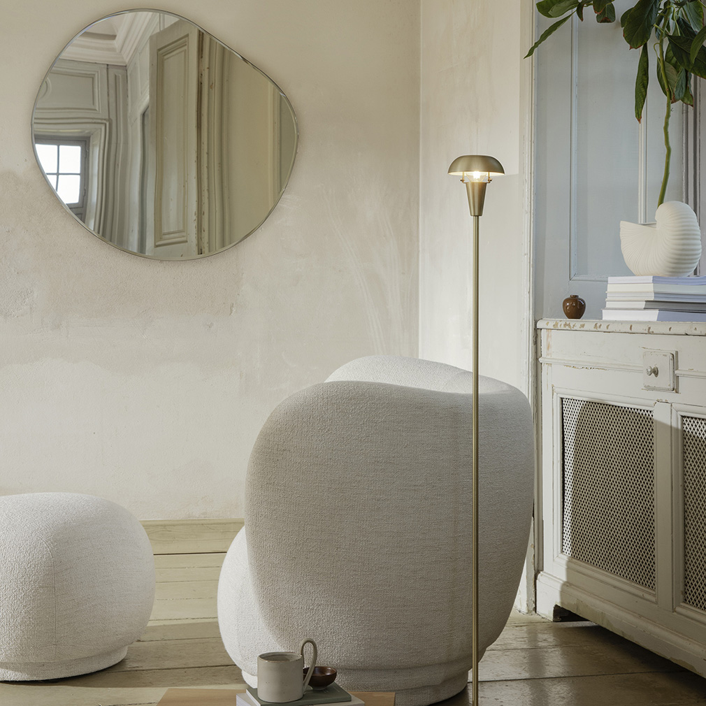 Ferm Living Pond Mirror, Dark Chrome | Vepsäläinen