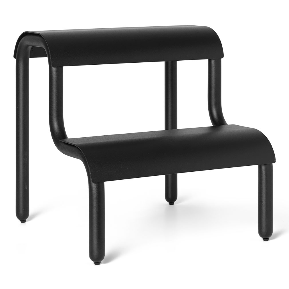Ferm Living Up Step Stool, Black | Vepsäläinen