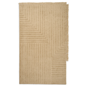 Crease-villamatto, vaalea hiekka, 250 x 160 cm