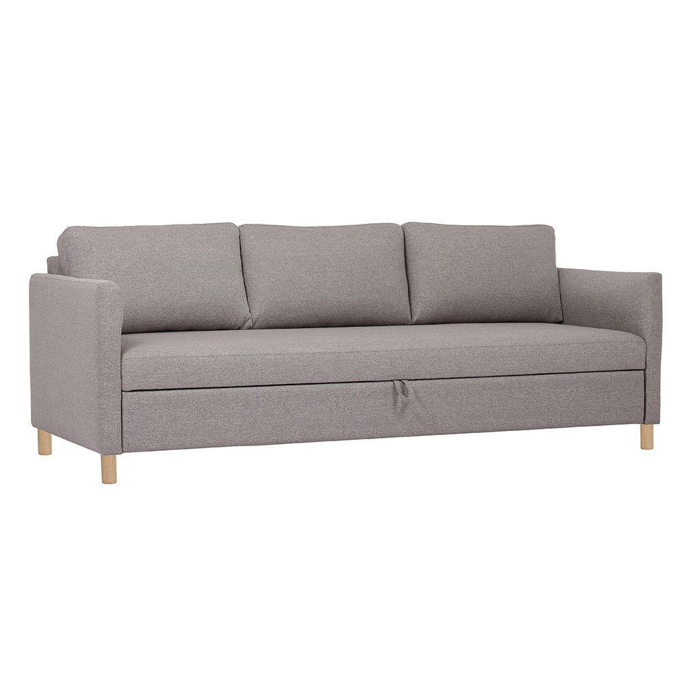 Vepsäläinen Flex Sofa Bed Nova Fabric Grey, W 220 cm