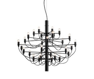 2097/30 Chandelier, Matt Black, LED