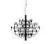 2097/50 Chandelier, Matt Black, LED