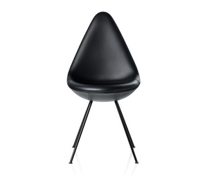 Drop-tuoli, Essential-nahka musta/musta