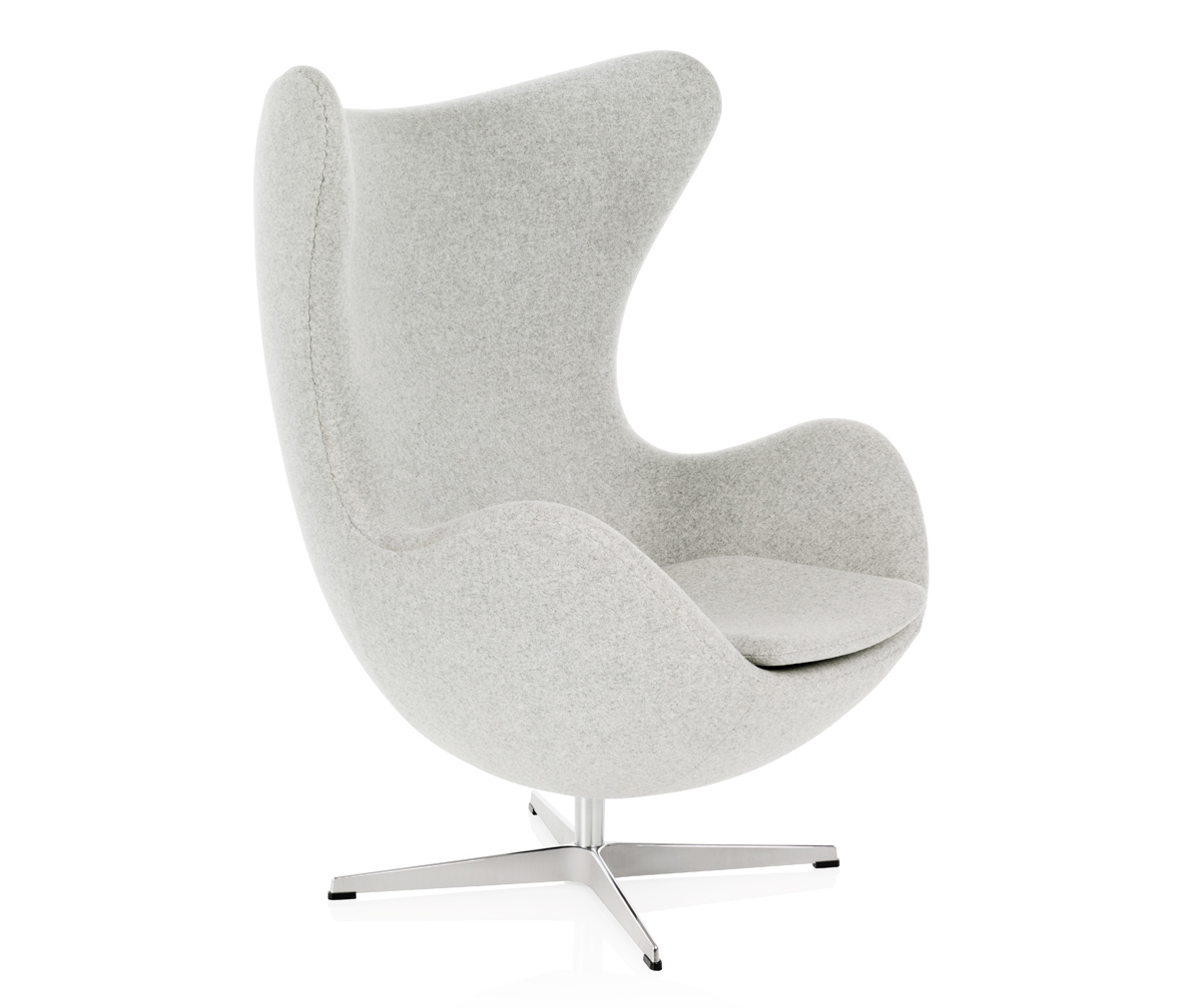 Fritz Hansen Egg Chair Divina Melange Fabric 120 Grey