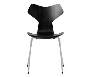 Grand Prix Chair 3130, Black/Nine Grey, Coloured Ash