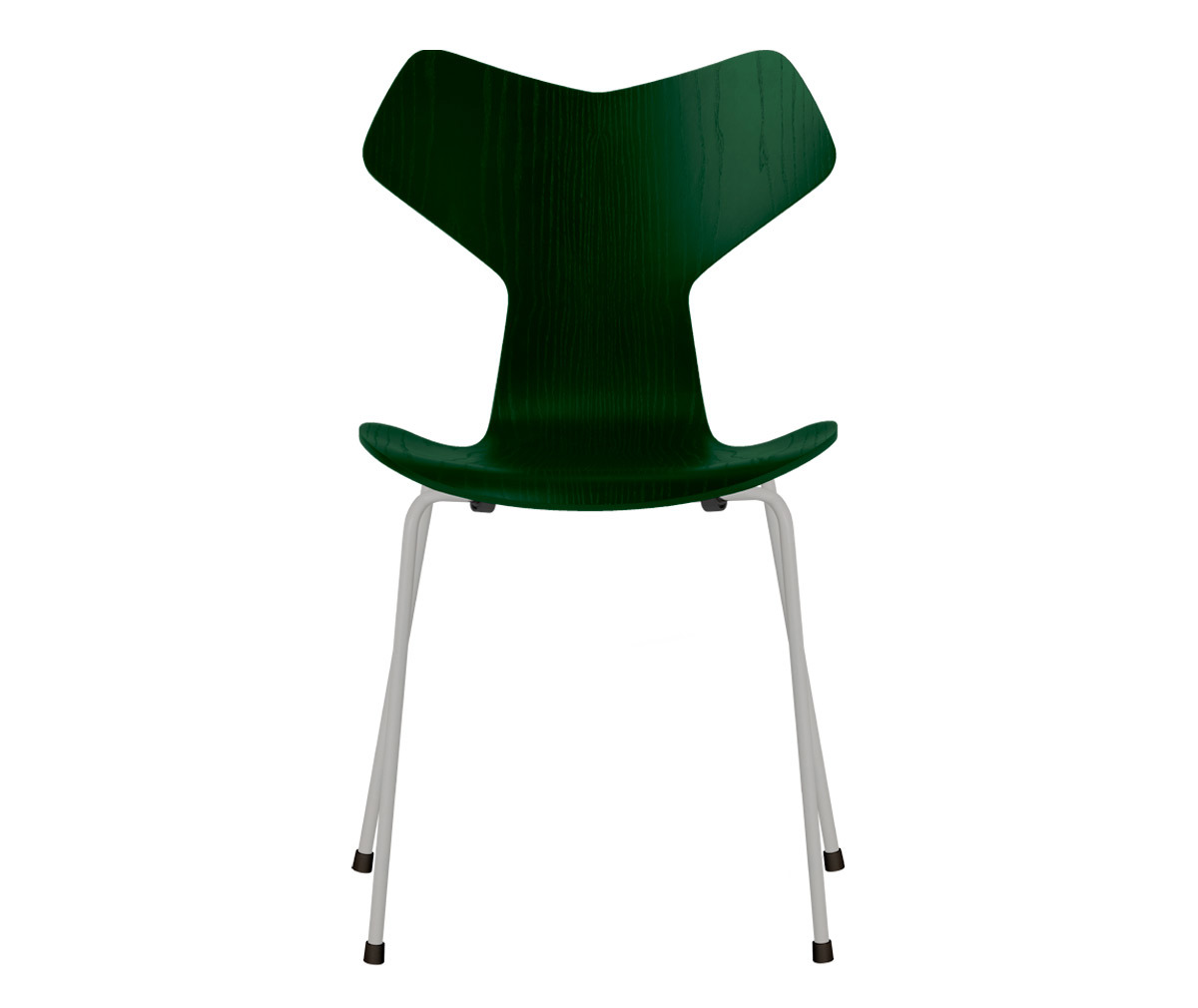 Fritz Hansen Grand Prix -tuoli 3130 evergreen/nine grey, kuultomaalattu